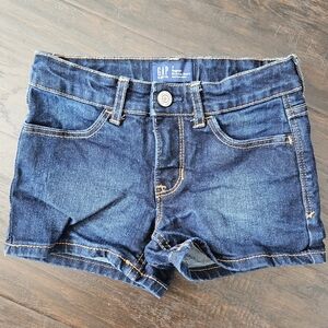 GAP "Shortie" Dark Indigo Denim Shorts, girls sz 7